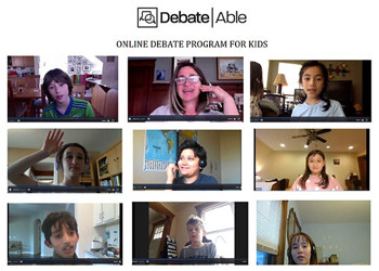 students debate using debate able software